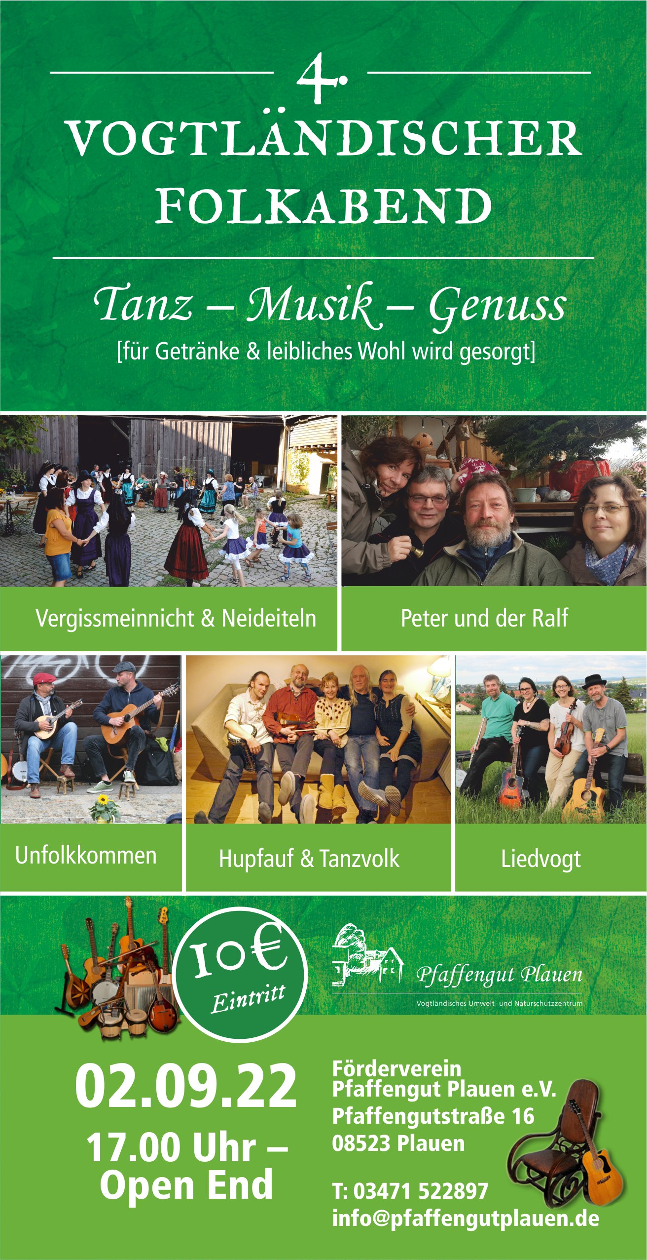 Vogtlaend Folkabend Flyer 1